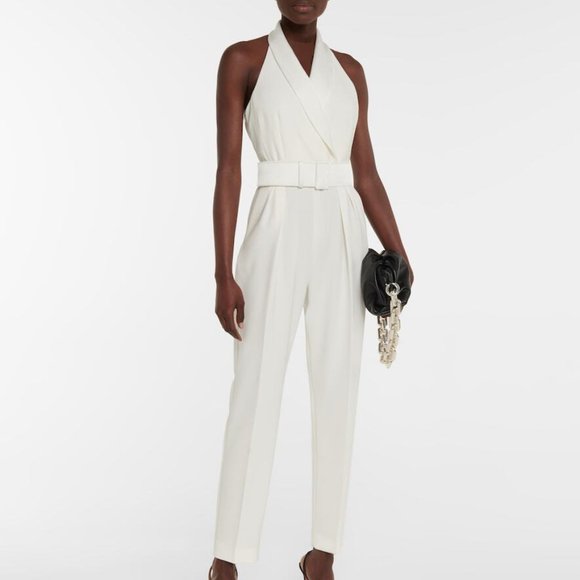MAX MARA Bridal Rucola Belted Jumpsuit - Picture 1 of 8